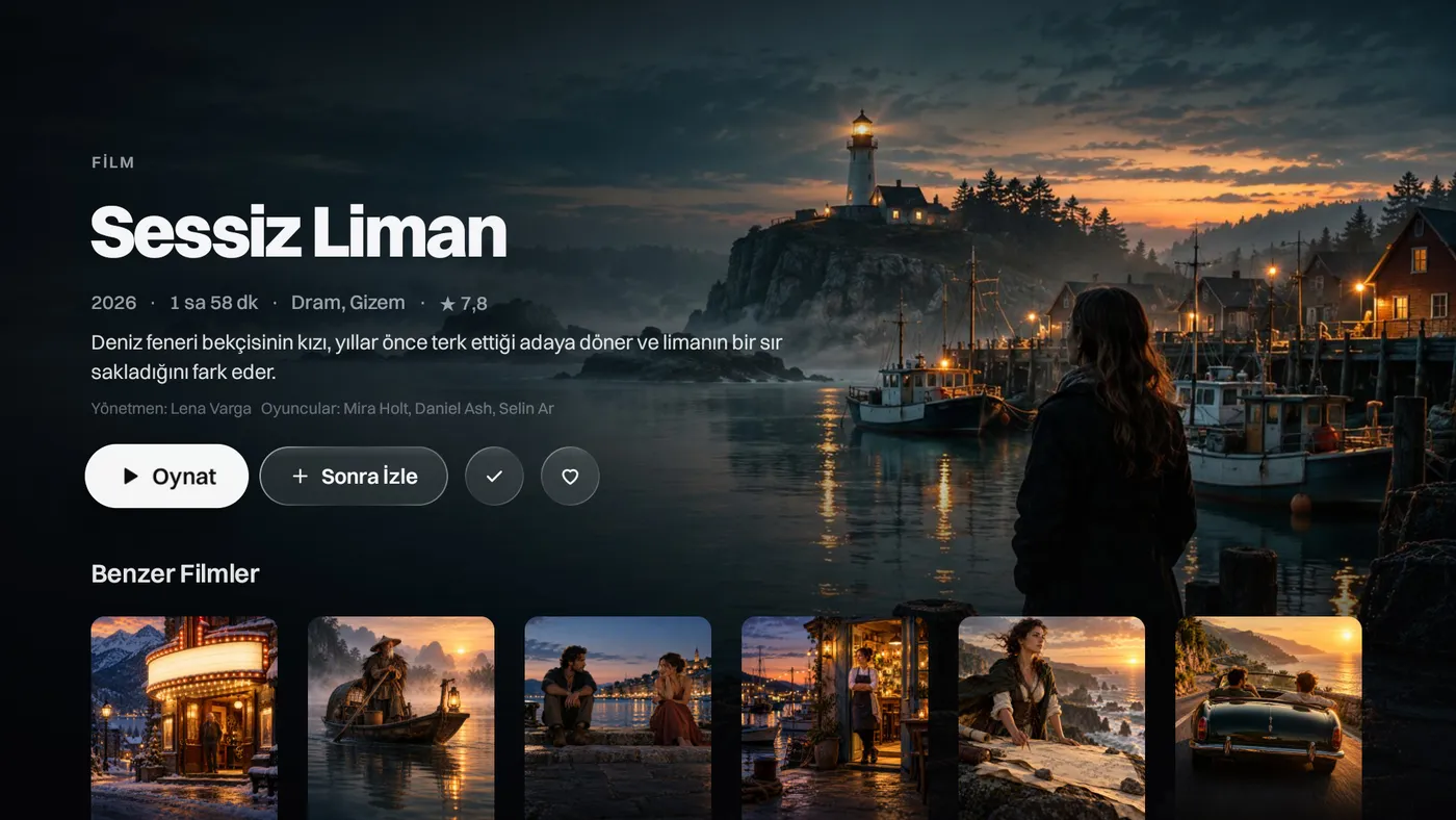 Katos (Android TV): sezonları ve bölümleriyle bir dizi sayfası