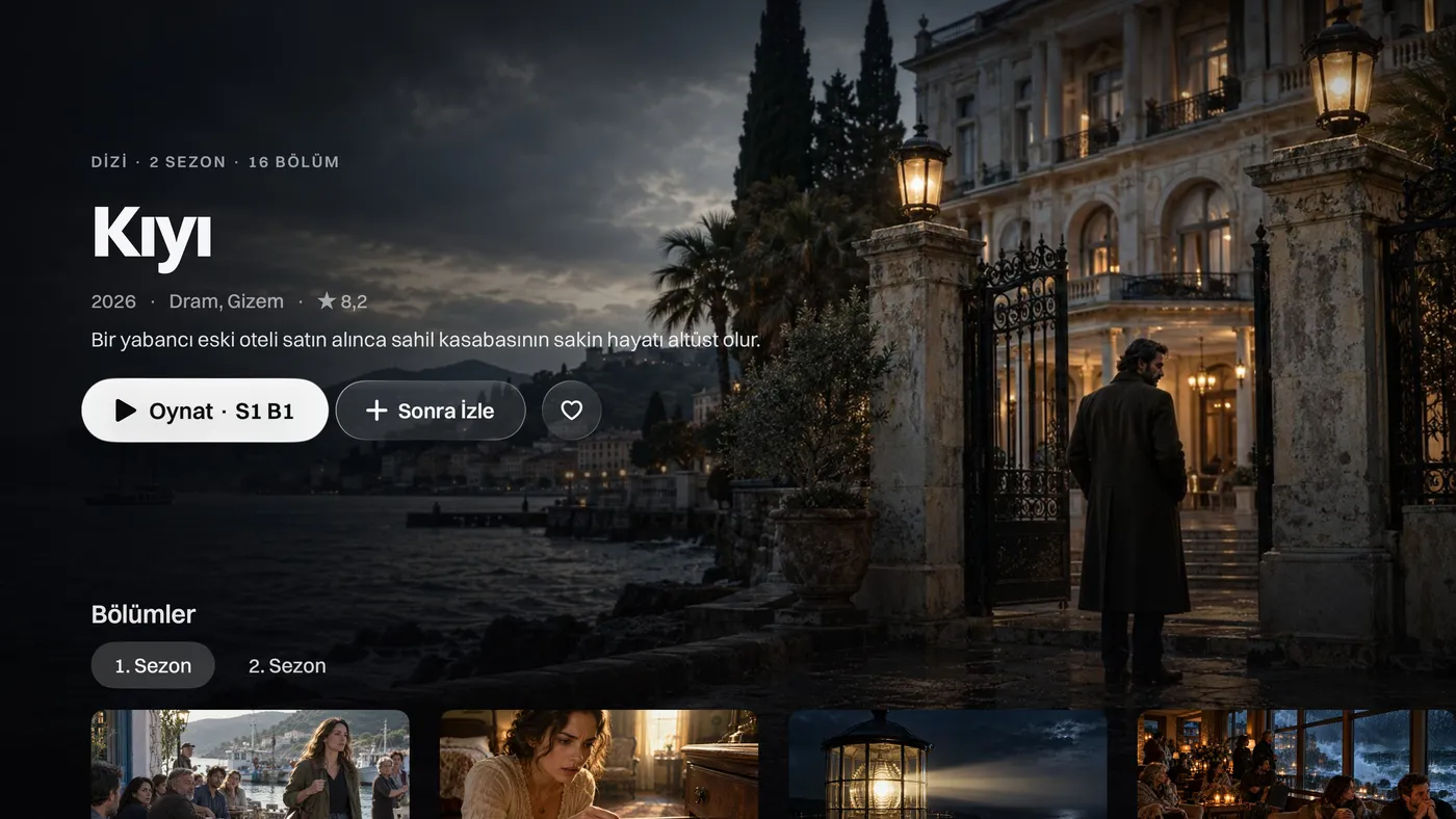 Katos (Apple TV): sezonları ve bölümleriyle bir dizi sayfası